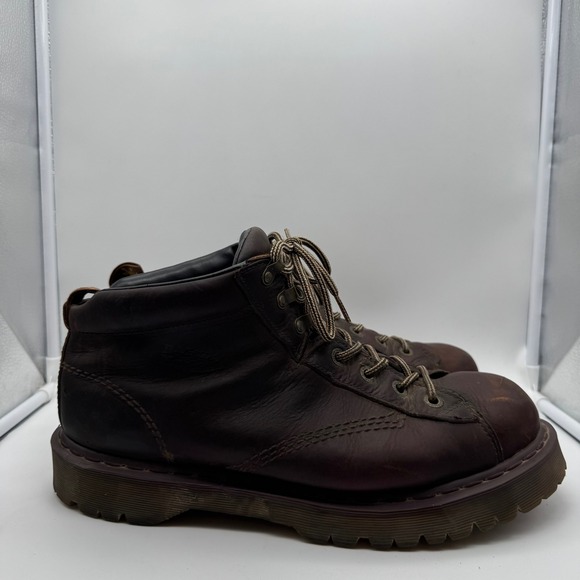 Dr. Martens 8287 Dark Brown Leather Monkey Boots Mens Size 15 US UK 14 Lug Sole